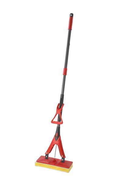 Sponge Commercial Microfiber Mop Home Bathroom Garage Dry Wring Metal Steel