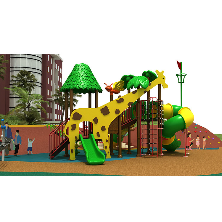 Import LLDPE Outdoor Playground Slides Galvanized Steel Amusement Park Kids Plastic