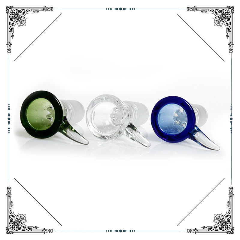 Glass Bowls For Smoking 14.4MM 18.8MM Water Bongs Accessories Dry Herb Screen Bowl