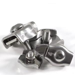  Us Type Malleable Wire Rope Clip Stainless Steel Wire Clamp High Polished Manufactures