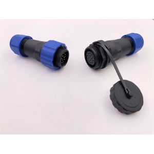 M24 14 Cores Circular Waterproof Connector Wire To Wire Connectors