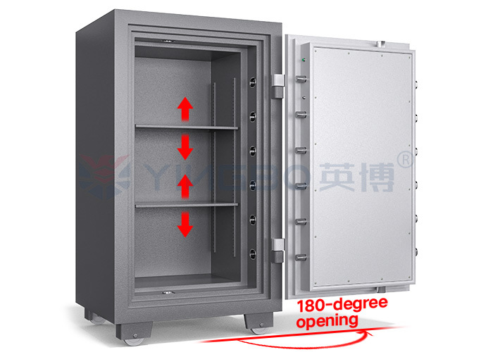 YB/FH-108 Electronic Digital Lock Fireproof Safe Box with 1400°C Fireproof Rating and Special Out Hinge Design