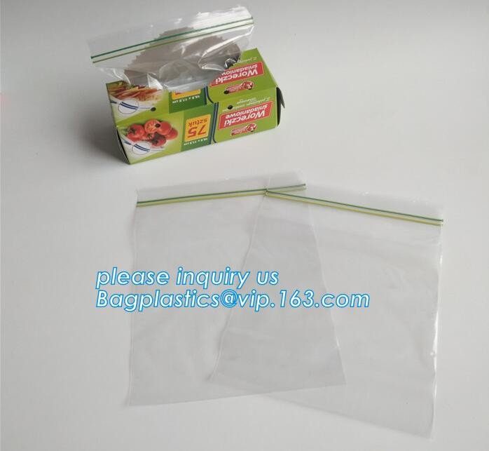 packing clear bag LDPE transparent custom printed zipper bags plastic k bag, transparent custom printed zip
