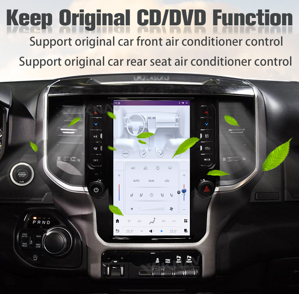Android 11 Head Unit For Dodge Ram 20-23 Car Radio 11.8 Inch Touch Screen