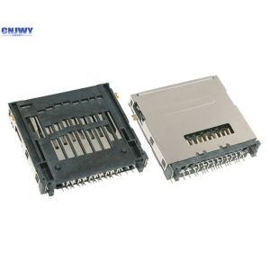 Three In One Terminal Micro SD Card Connector Good Temperature Resistance