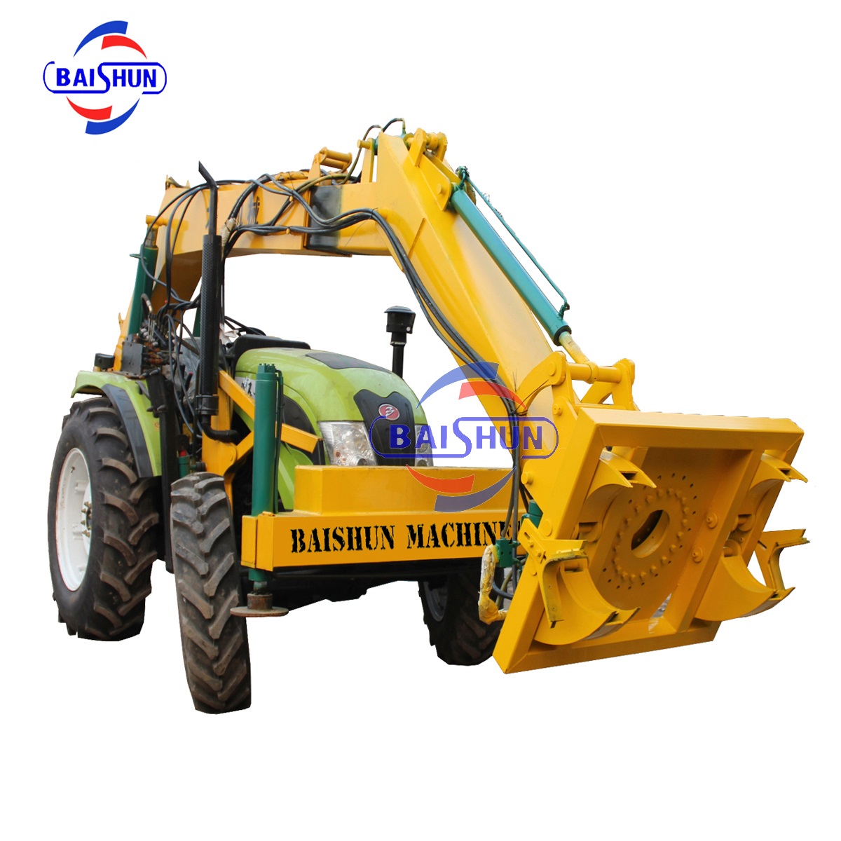 China manufacturer of telegraph pole pit digging machine