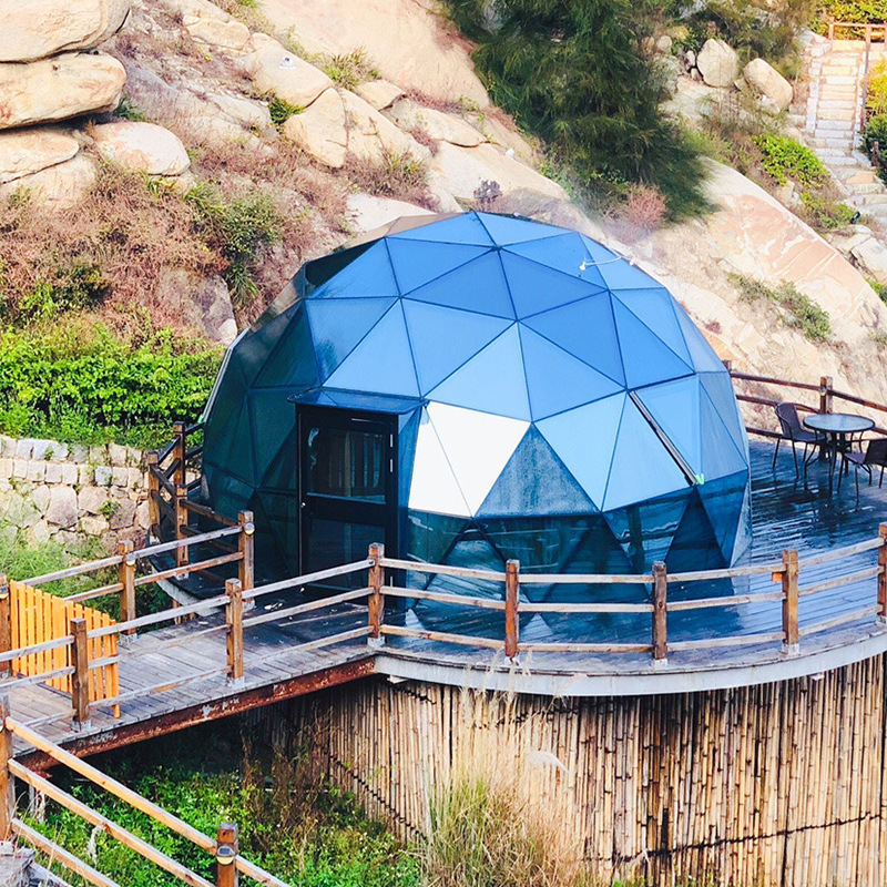 PC Outdoor Star Dining Bubble Tent Hotel Terrace Courtyard Transparent Bubble House Glass Sun Room