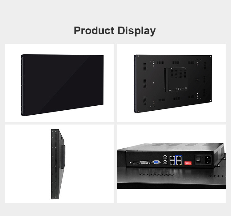 8Bits 16.7M LCD Video Wall Diagonal 1651mm 65 Inch Video Wall Display