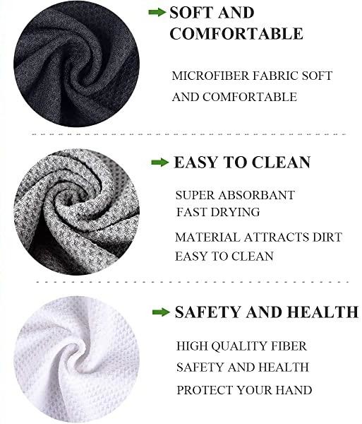 Quick Dry Microfiber Waffle Golf Towel In Various Colors Transfer / Digital Print Compressed For Golfers
