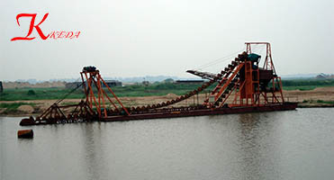Gravity Separation Chain Bucket 60m3 Sand Dredging Boat Bucket Gold Dredge