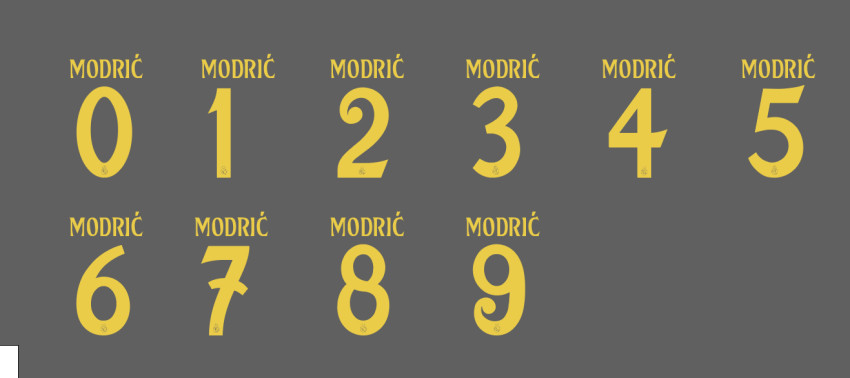Elastic Iron On Heat Transfer Letters And Numbers For Football Jerseys