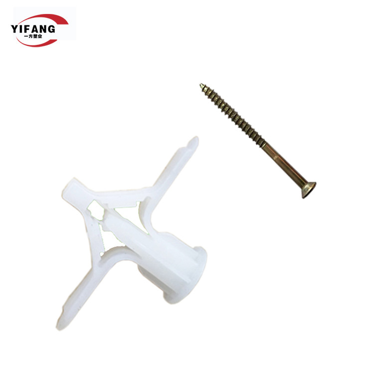 Customized Size Nylon Plastic Wall Anchors Aircraft Expansion Nail