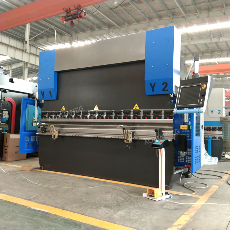 250T CNC Bending Machine 9mm Carbon Steel Press Brake Max Bending Thickness 3200mm Max Bending Length DA66T