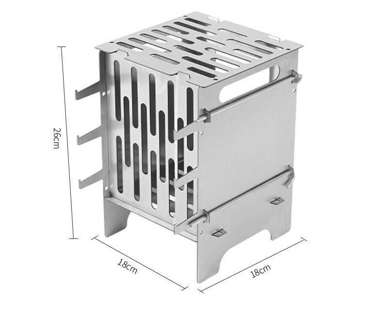 Multifunction Portable Charcoal BBQ Grill Stove for Grilling, Skewering and Cooking
