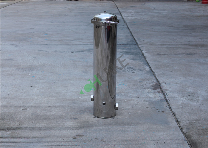 10 40 Inch Stainless Steel Wire Filter Housing , Micro Membrane Filter Housing
