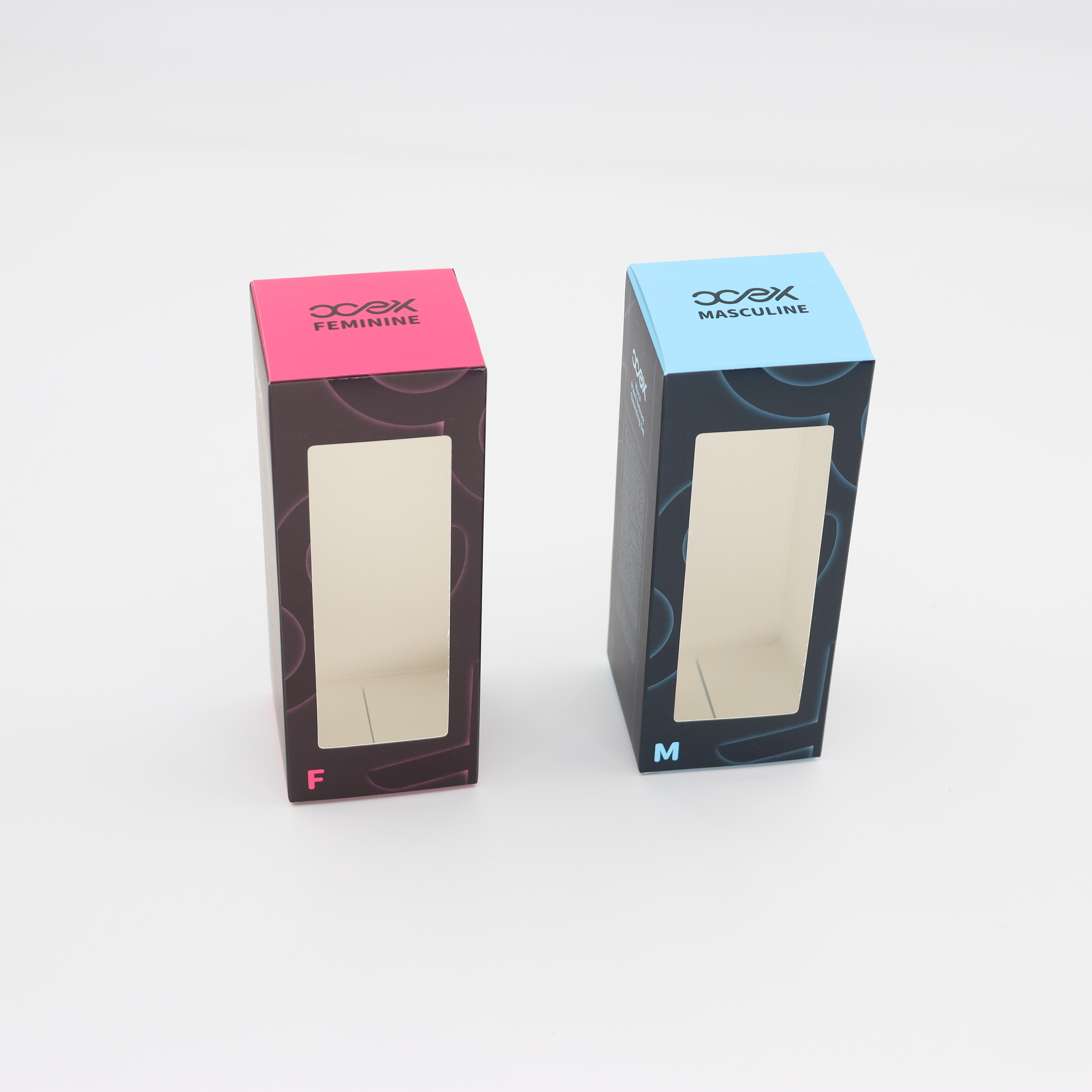 Wholesale Customized Cosmetic Packaging Boxes Essential Oil Packing Box printing logo With PVC