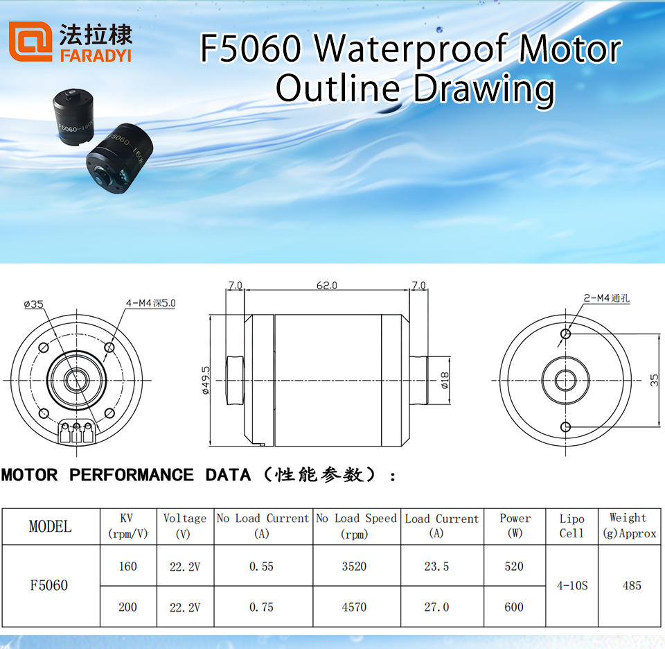 15Kw Brushless Dc Electric Motor 200kv Black For Boat Brushless