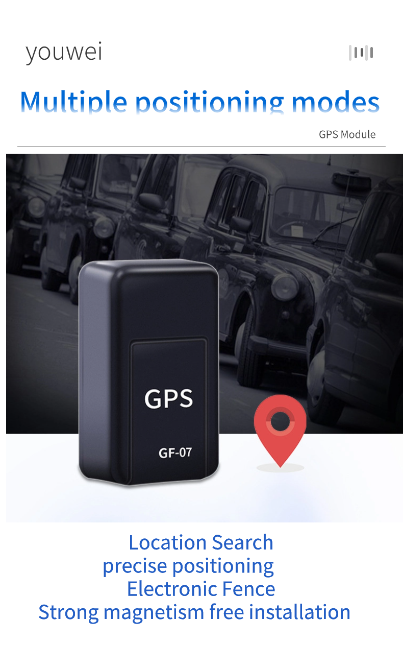 GF07 Mini Car Tracking Device Global Locator Magnetic Anti-lost Recording Real-time GPS Mini Tracker Vehicle Locator