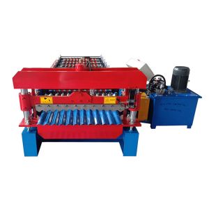 China 5-8T Smart Control Color Coated Steel Roll Forming Machine For Roof Wall Making on sale