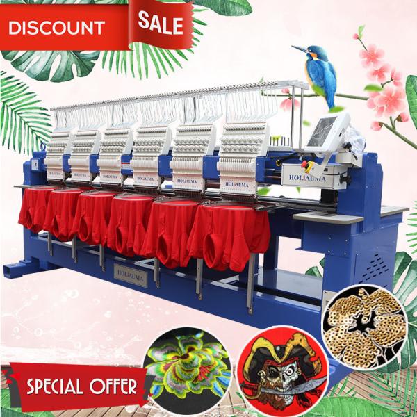 Good china embroidery machine 15 needles 6 head computer industrial embroidery