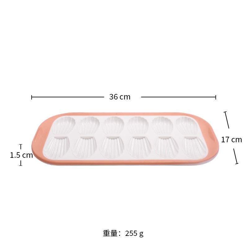 Silicone Baking Pan Set - 6PCS Stackable Non-Stick Bakeware Set With Grips & Metal Reinforced Frame: Round Cake Pan, Square Baking Pan, Bread Loaf Pan
