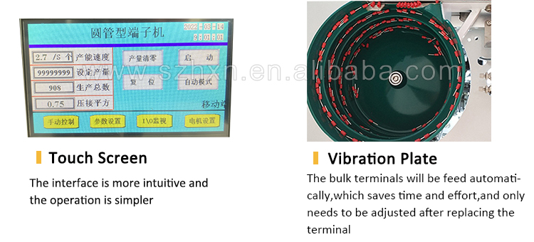 Powerful Pre-insulated Wire Terminal Stripping Crimping Number Tube Inserting Machine