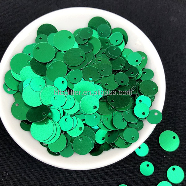 OEM/ODM Yes.We Provide OEM White and Green Sequins Feathers Fully Sequined Applique Patch DIY Craft Essential