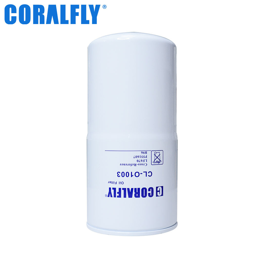 21 Micron Fleetguard Lf670 Oil Filter For Truck Diesel Engine