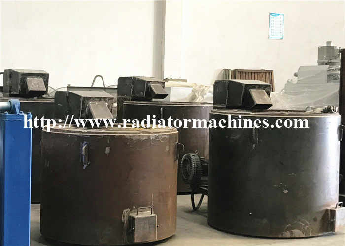 Stationary Oil Fired Metal Melting Furnace Aluminum 100KG