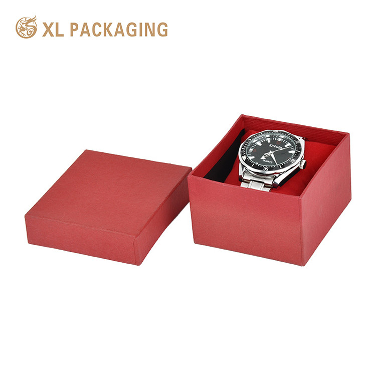 Matt Lamination Watch Paper Box , Earrings Necklace Paper Gift Packaging Box With Lid