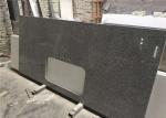 Silver Grey Granite Prefab Stone Countertops Bar Top Easy Cleaning