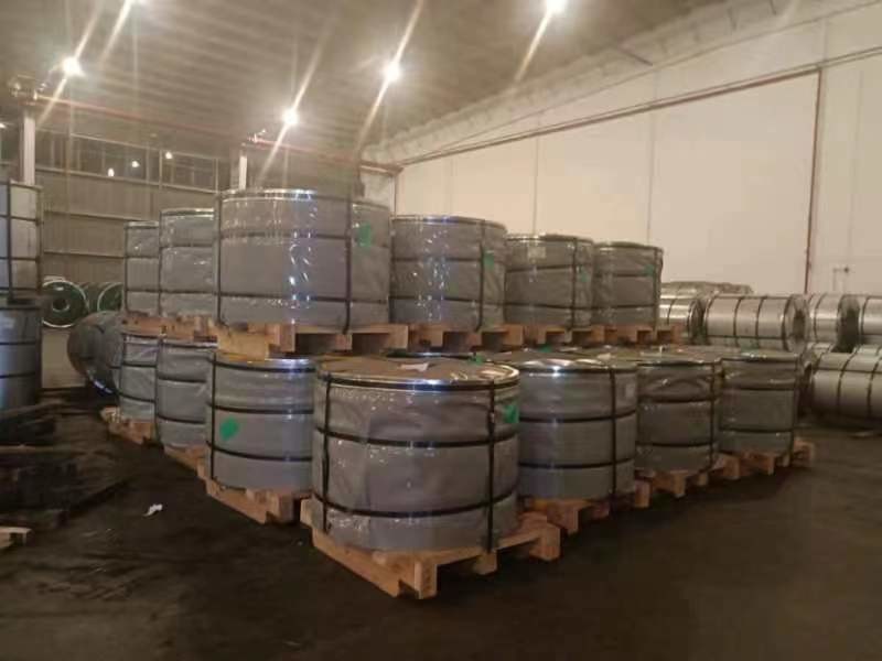 3-8 Tons Tin Free Steel Coil JIS G3303 Standard Stone Surface Finished T3