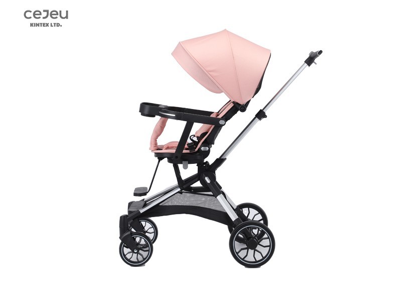 Telescopic Handle Lightweight Stroller From Birth To 25kg One Hand Easy Fold