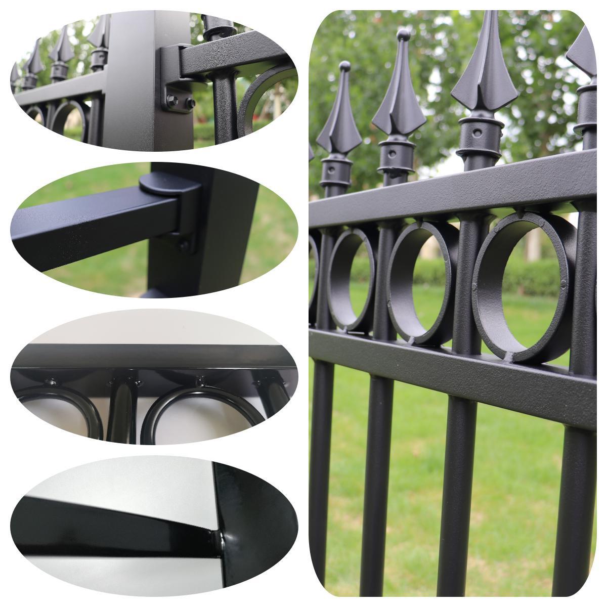 Power Coated Decorative Aluminium Fencing 1.5m Height