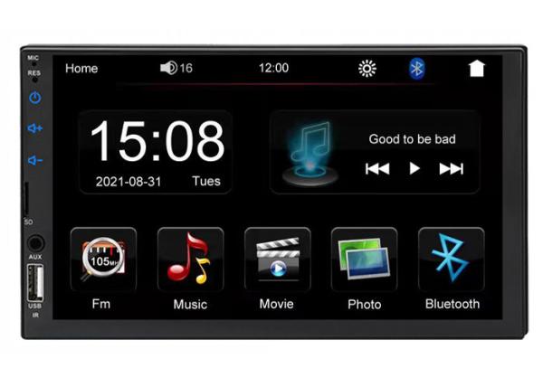 7" Capacitive Touch Screen Car Video Stereo Central Multimidia Universal Mp5 Car