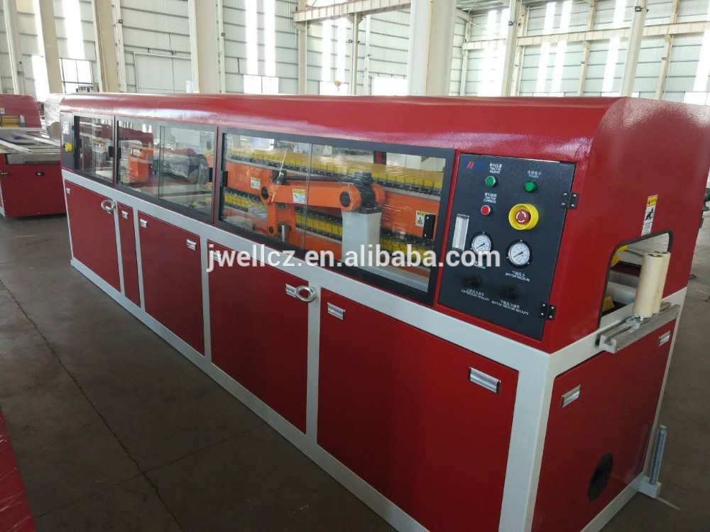 Wood Plastic Indoor Decorative Materials Extrusion Line 600-1200 Conical Twin Screw