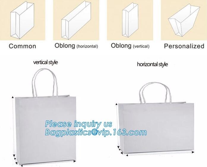 Flower carrier bag with different color customized pot plants kraft paper bag with handle,stamping logo fancy paper flow