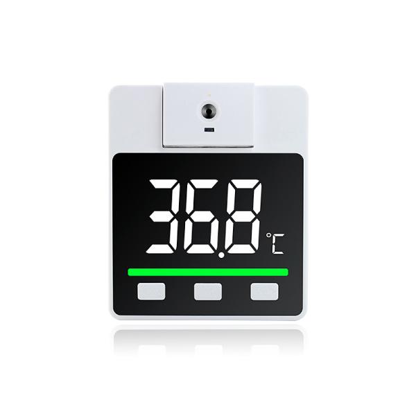 Non-contact Indoor Outdoor Wall Mounted Thermometer Quick Response Forehead Hand