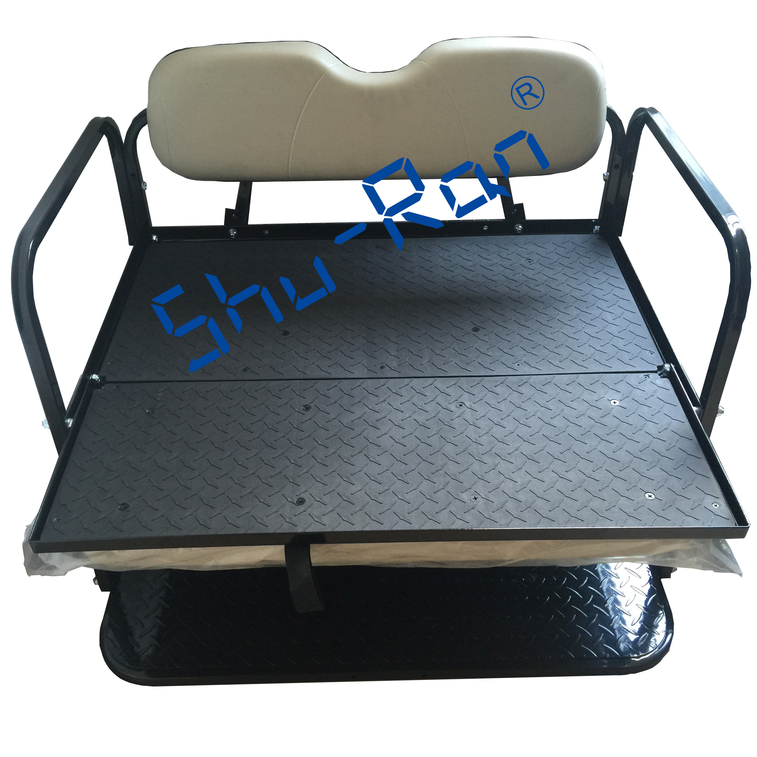Golf Cart Accessories Rear Flip4 Back Seat Kit For Club Car DS – Buff