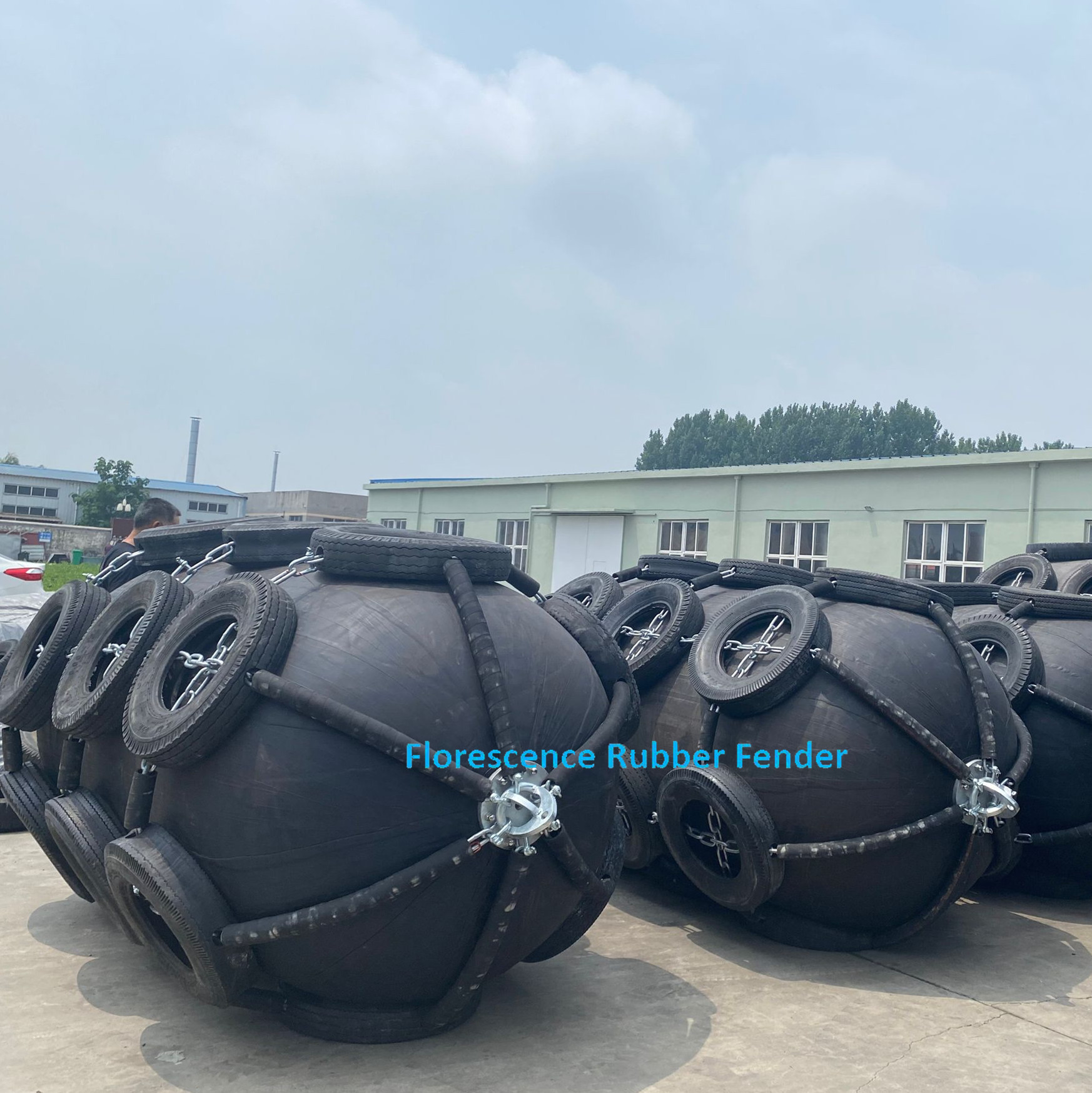 RS Approved Inflatable Pneumatic Marine Fenders For Port Dock