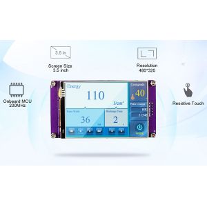 Polcd 3.5 Inch Serial Port Instruction Command Screen LCD Modules TFT Display
