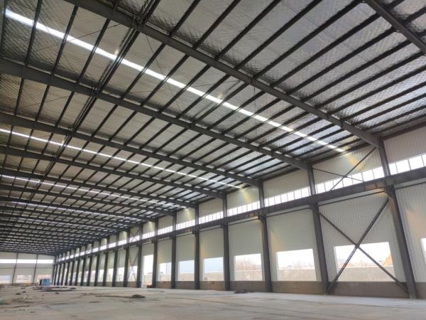 Industrial Portal Riged Frame Structural Steel Workshop Building Fabricaion And