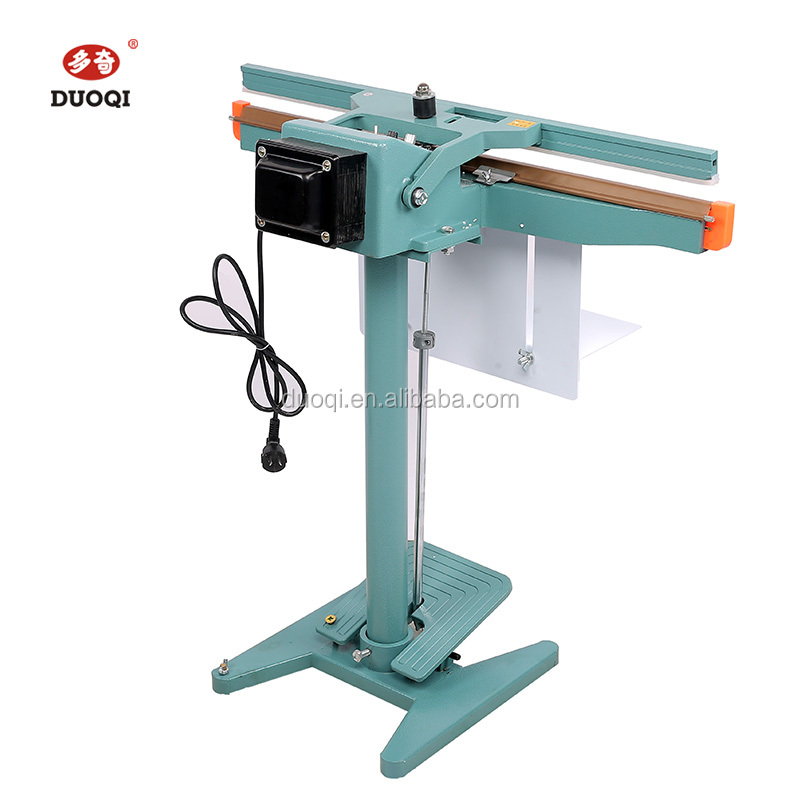 Easy to Operate DUOQI PFS-650*1 Food Industry Aluminum Frame Foot Pedal Sealing Machine