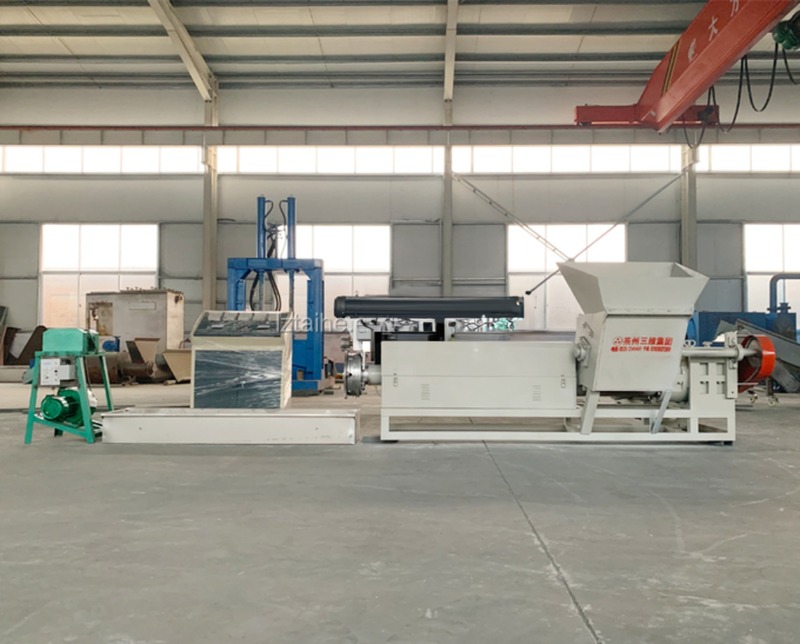 Max. Capacity 100-200kg/h EPE Foam Recycle Machine for Pearl Wool Plastic Granules