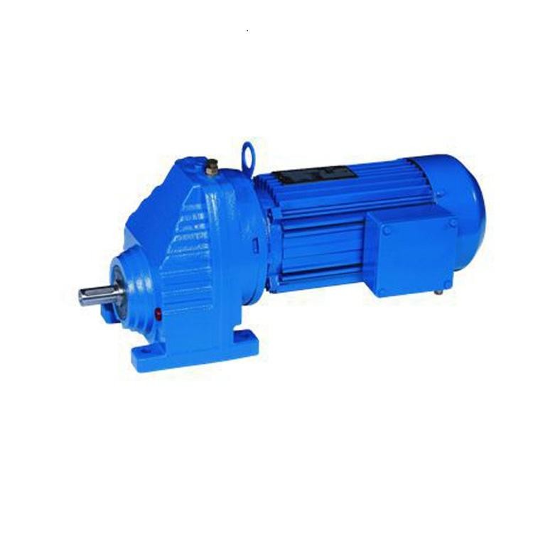 High Torque Single Stage Helical Gear Reducer Motor Flange Mounted RXF Series