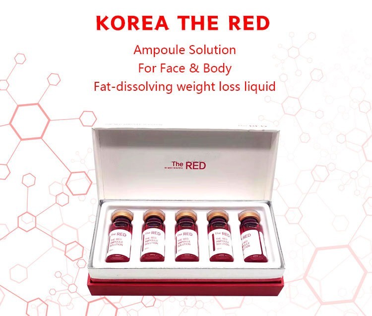 The Red Slimming Lipolysis Solution Vitamin B12 No Needle Fat Dissolve Tummy
