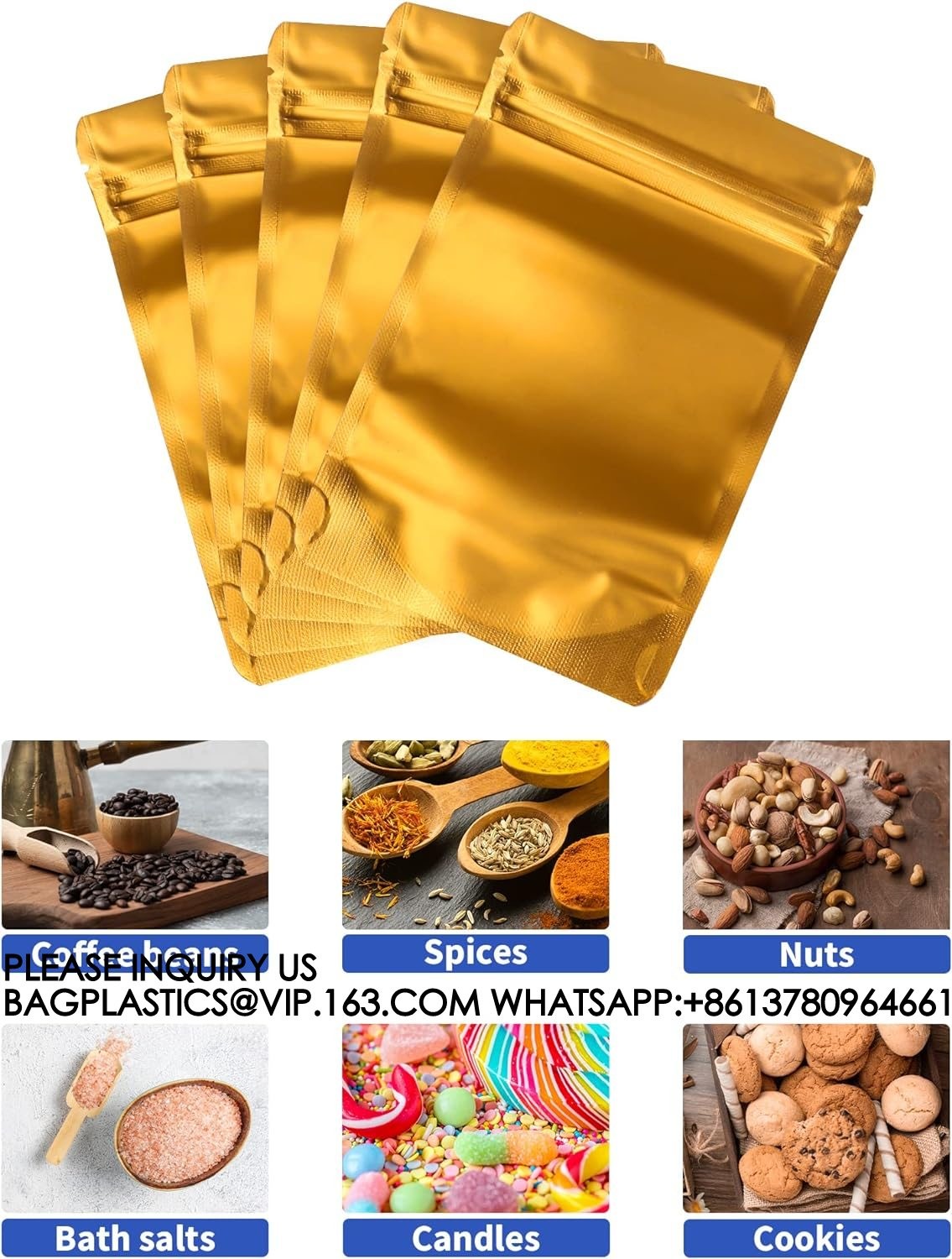 Sustainable Recyclable Pack Resealable Stand Up Bags,Smell Proof Pouch Sealable Foil Pouch Bags For Packaging