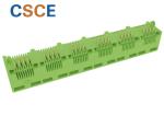1×6 8P8C Unshielded Plastic RJ45 Modular Socket