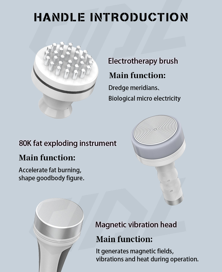AS82 Cavitation 6 In1 Professional Cellulite Treatment Machine 500W Weight Loss