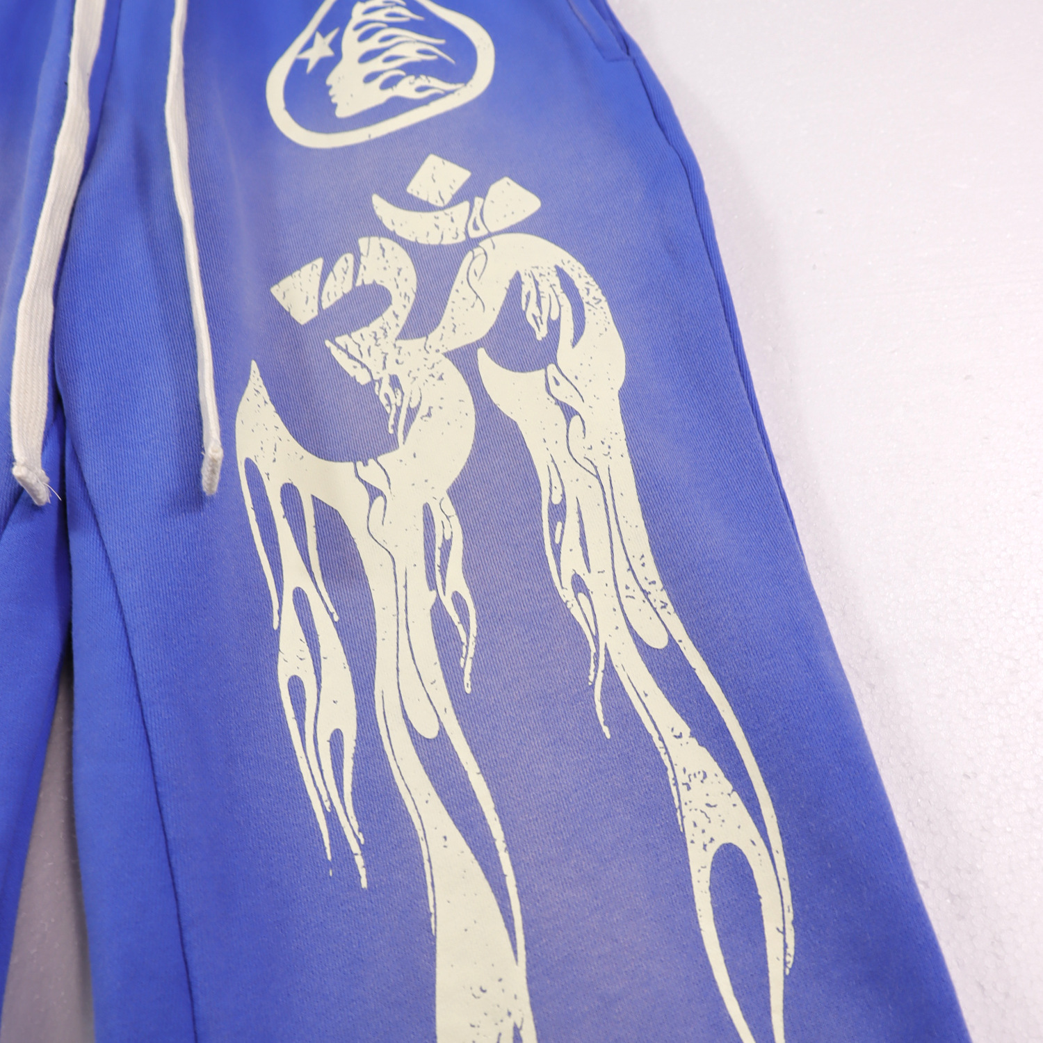 Custom Printing Tracksuit for Men 100% Cotton French Terry Hoodie and Flare Sweatpants Set